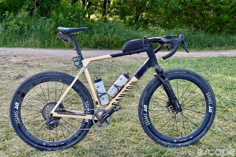 Canyon and DT Swiss have teased a new gravel suspension fork