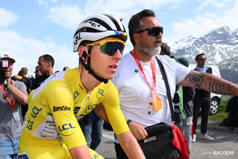 A day in the life of Tadej Pogačar’s soigneur