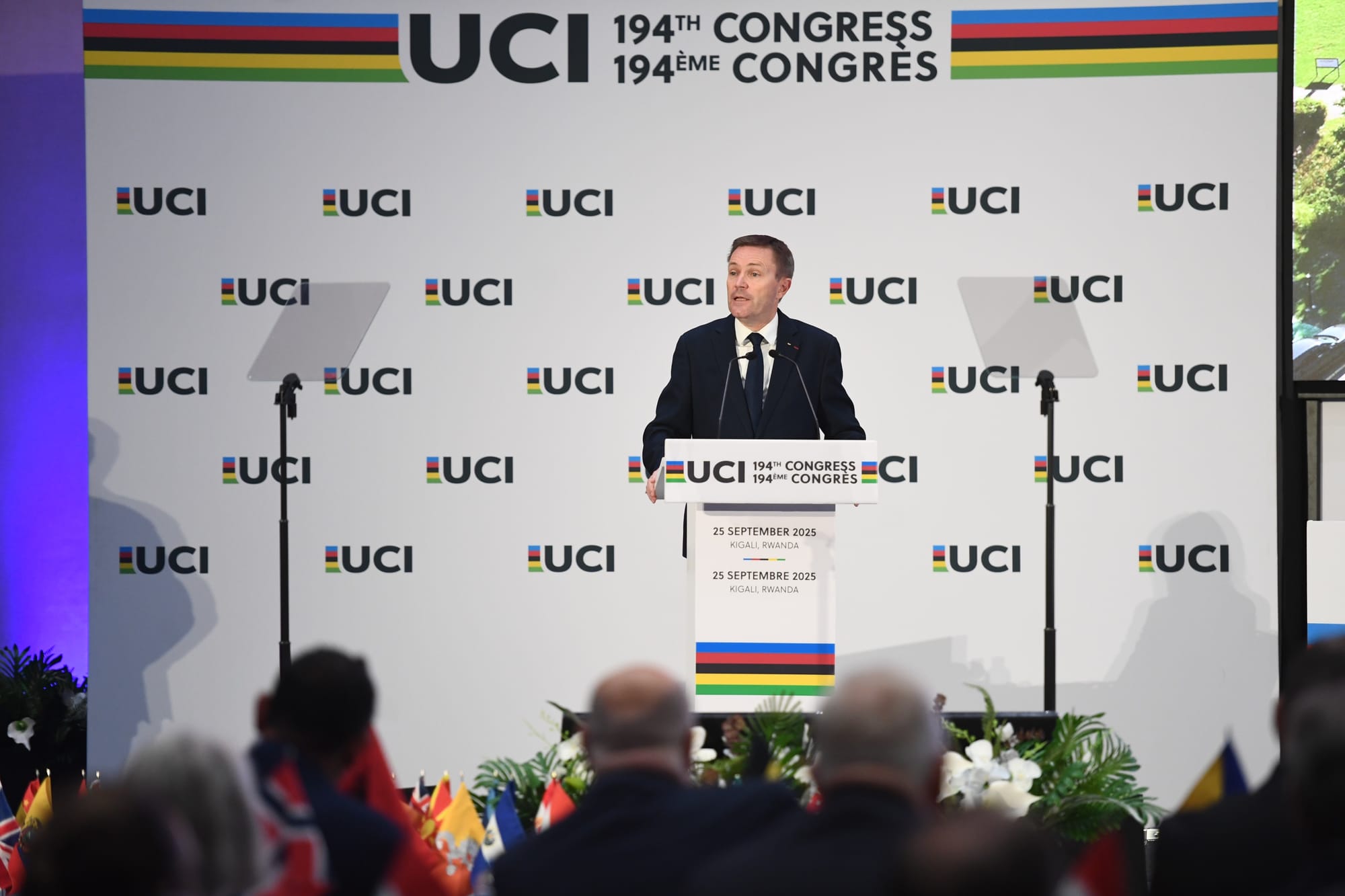 You can’t watch the UCI Congress