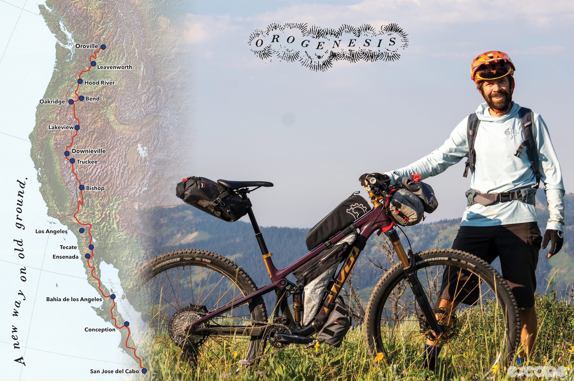 Orogenesis: The first attempt at the world's longest mountain bike trail
