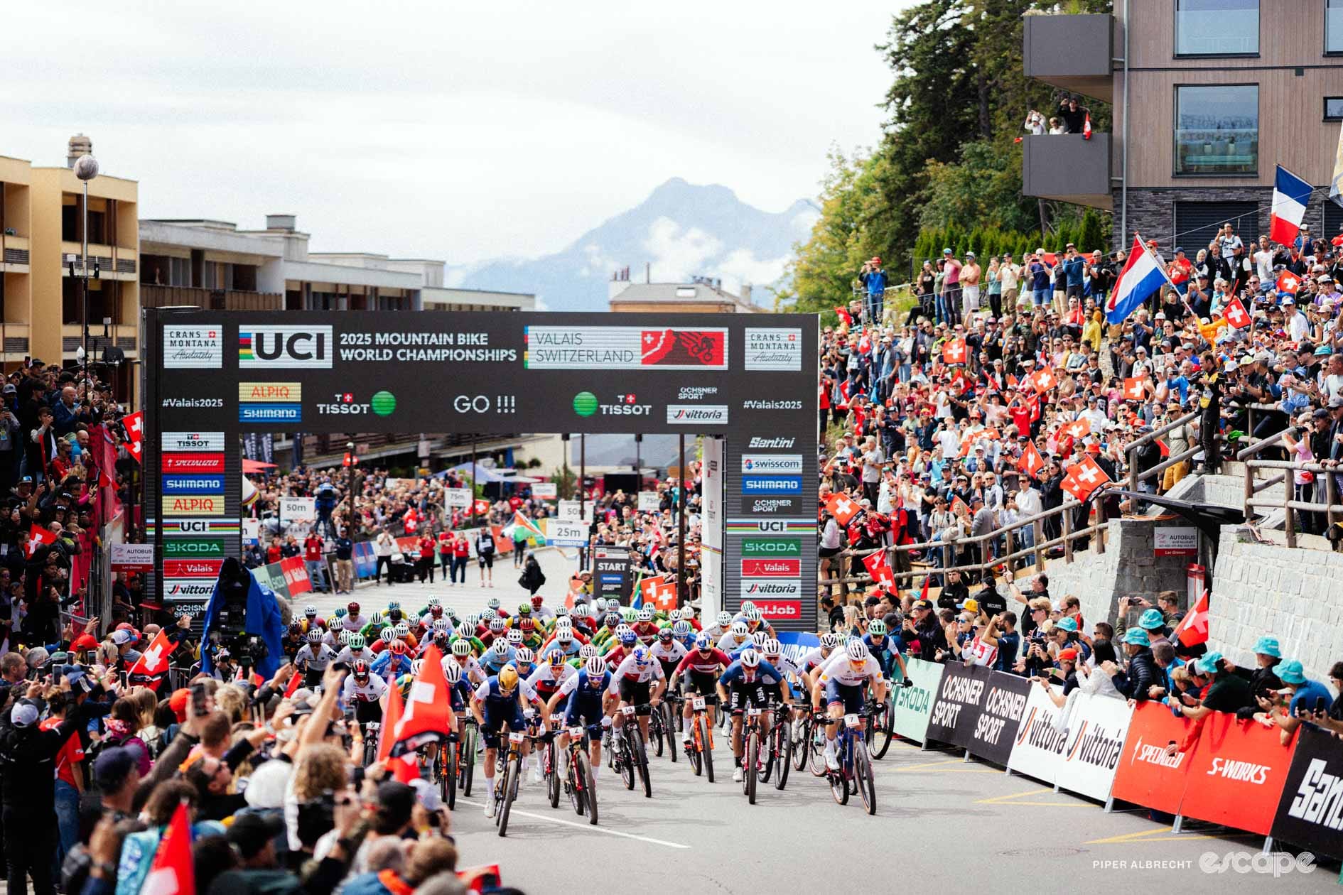 Gallery and report: 2025 Men's Crans-Montana XCO World Champs